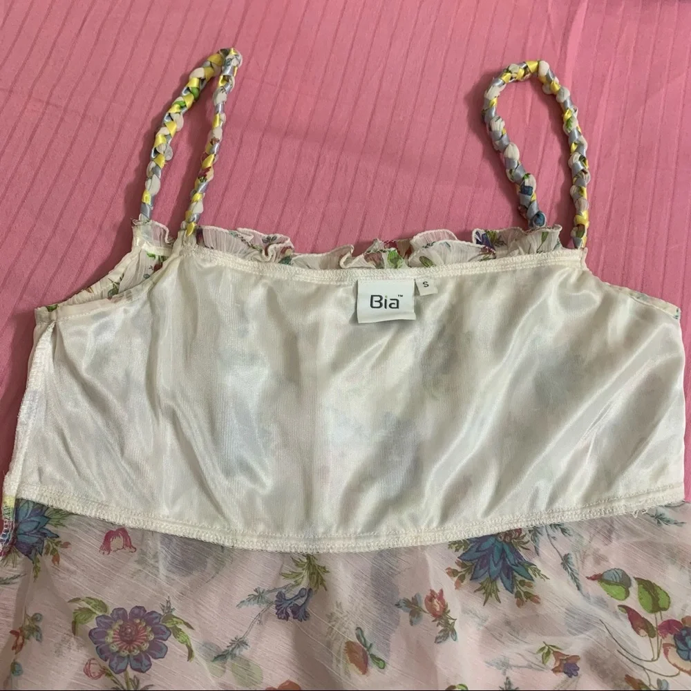 😍 Floral Print White Summer Top ✨ - Picture 9 of 12